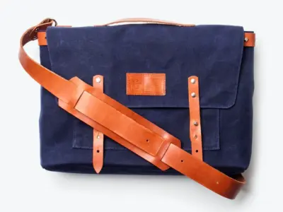 Waxed Canvas Messenger Bag