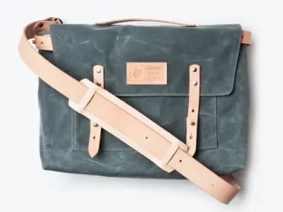 Waxed Canvas Messenger Bag